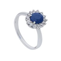 Ringe Babila Milano Dame Colore in Weißgold Zaffiro 1.34 Ct 229736 - 229736
